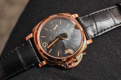 panerai luminor due 38mm rose gold|panerai luminor due review.